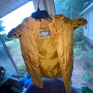 Puffer Vest with Fur hood